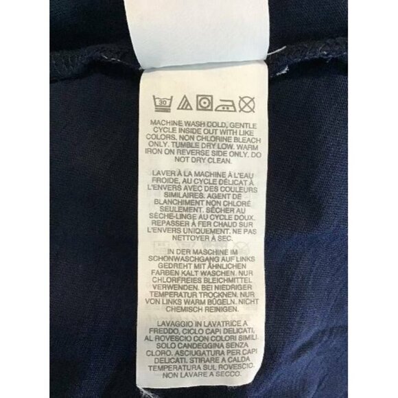 J CREW Top Small 4 6 Black Silver Stripe Pullover Scoop Neck 3/4 Sleeve 1249 - Picture 7 of 7